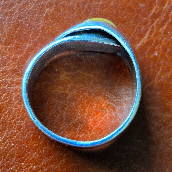 Vintage Silver Tigers Eye Ring - Picture 7 of 7